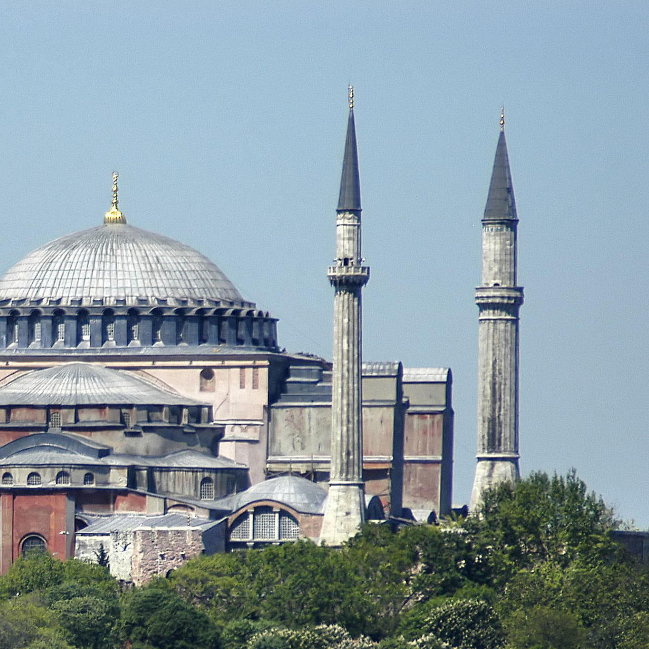 minareto calce pietra hagia sophia